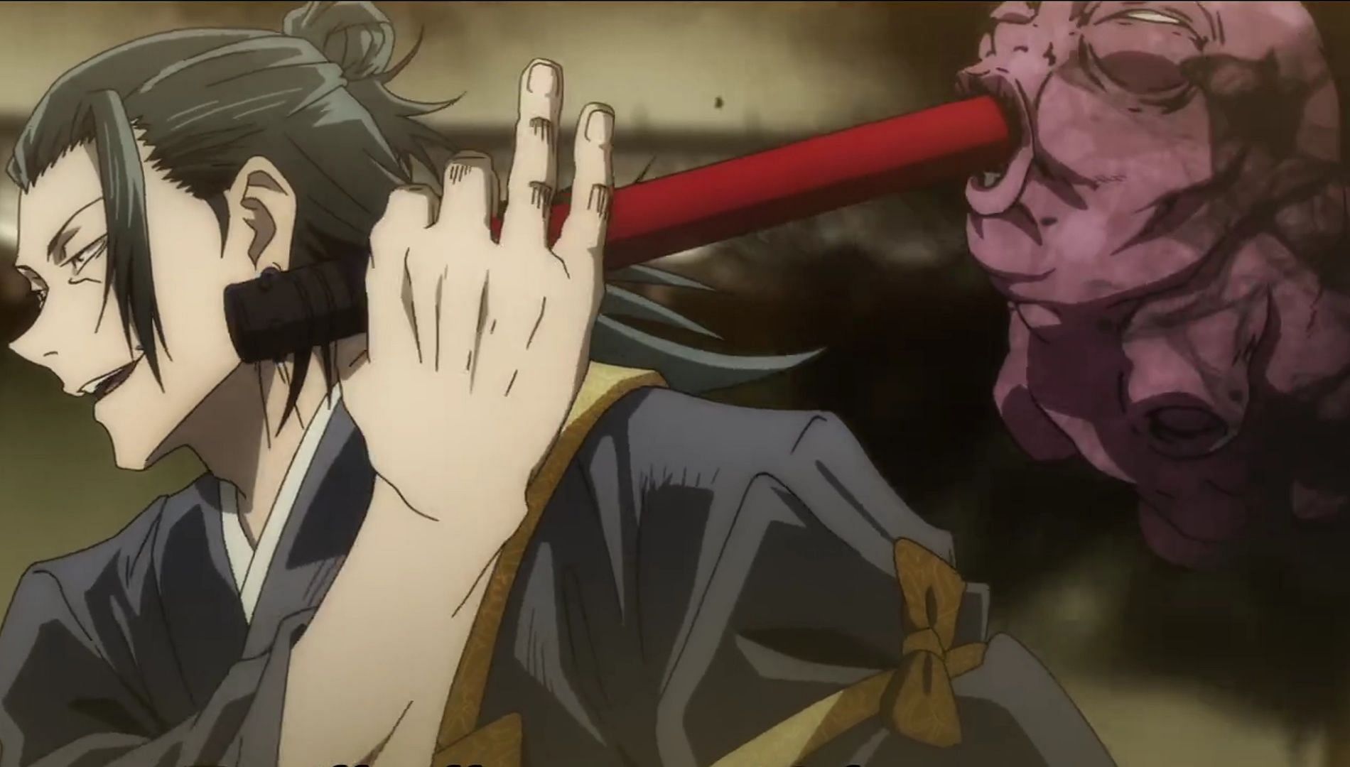 Geto vs Okkotsu (Image via MAPPA)